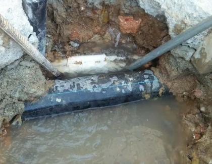 富川测漏水之水管漏水